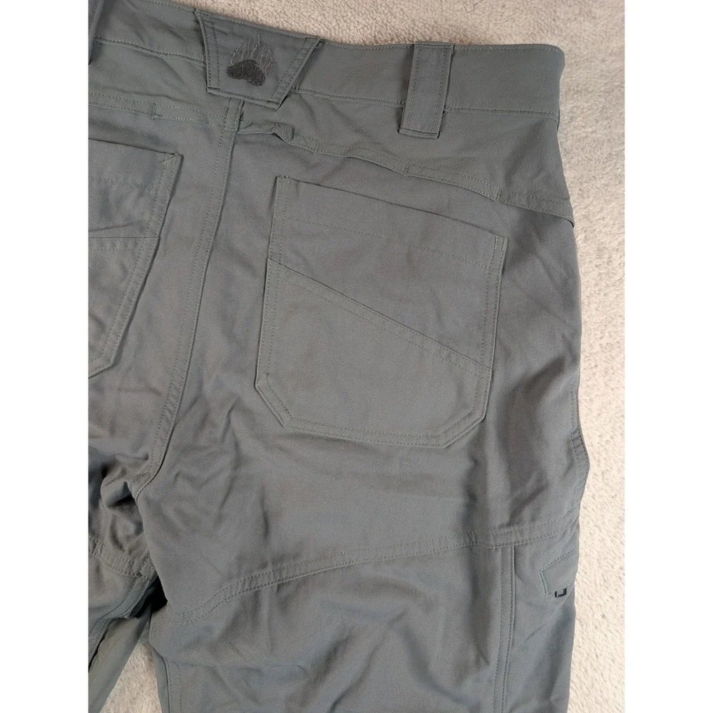 Alaskan Hardgear Duluth Trading Co Mens Gray Tactical Cargo Work Pants 34x34 BLE